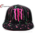 Colored Flat Custom Embroidered Baseball Cap With Raindrop
